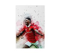 GJHTQLP Marcus Rashford 3 Canvas Poster Bedroom Decor Landscape Office Room Decor Gift 12x18inch(30x45cm)