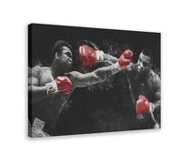 GJHTQLP Mike Tyson Vs Muhammad Ali Canvas Poster Bedroom Decor Landscape Office Room Decor Gift 16x24inch(40x60cm)