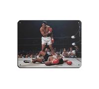 GJHTQLP Muhammad Ali Tin Sign Vintage Metal Pub Club Cafe Bar Home Wall Art Decoration Poster 12x16inch(30x40cm)
