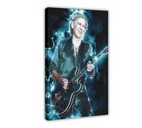 GJHTQLP Poster Keith Richards 19 Canvas Poster Wall Art Decor Print Picture Paintings for Living Room Bedroom Decoration 20x30inch(50x75cm)
