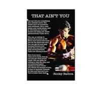 GJHTQLP Rocky Balboa Canvas Poster Wall Art Decor Print Picture Paintings for Living Room Bedroom Decoration 16x24inch(40x60cm)