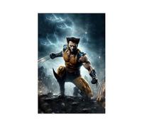 GJHTQLP Wolverine Poster Hugh Jackman 1 Canvas Poster Wall Art Decor Print Picture Paintings for Living Room Bedroom Decoration 24x36inch(60x90cm)