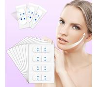 Gjinxi 120PCS Face Lift Tape Invisible, Beauty Skin Tightening Neck Jowls Double Chin Lifting Tape, Sagging Skin Face Tape Eyelid Lifter Strips Neck Wrinkle Patches Create Shape V Face