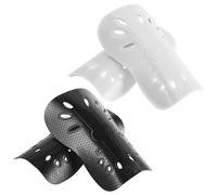 Gjinxi 2 Pair Football Shin Pads, Kids Youth Shin Guards, Perforated Breathable Shin Pad, Protection Beginner Elite Athlete Running Jogging Fitness for Boys Girls Football Games Leg Calf Protective
