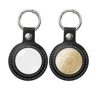 Gjinxi 2pcs Coin Holder Keychain PU Leather Transparent Both Sides Display Case Silicone AA Coin Pouch Key Ring for Medallions Collection Standard Challenge Coins Recovery Sobriety Chips Token Quarter