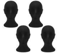 Gjinxi 4 Pieces Full Face Mask, 2nd Skin Masks Halloween Cosplay Hood Mask Black Hood for Unisex Masquerade