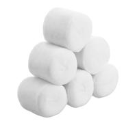 Gjinxi 6 Rolls Cast Padding, Individual Pack Soft Cotton Undercast Padding Wrap, Bandage Cast Use with Plaster Cloth Gauze for Halloween Wrap Bandage Art Body Casts Mask Making Craft（2 Inch X 8.8 ft）