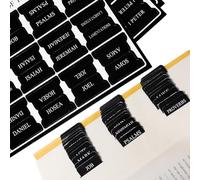 Gjinxi Bible Tabs for Men Women, 150 Pcs Black Bible Index Tabs Print Small Bible Bookmarks Study Supplies Guide Kit Baptism Christian Gifts for Women Beginner