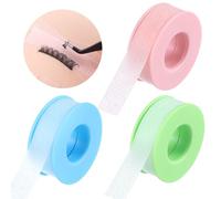 Gjinxi Lash Extension Tape Eyelash Tape 3 Rolls False Eyelashes Adhesives Micropore Tape Silicone Gel Tape Stickers 11.8 Yard Eye Lift Patches for Lashes Makeup Wound Care Sensitive Skin