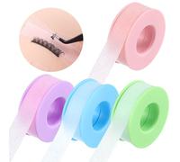 Gjinxi Lash Extension Tape Eyelash Tape 4 Rolls False Eyelashes Adhesives Micropore Tapes Silicone Gel Tapes Stickers 11.8 Yard Eye Lift Patches for Lashes Makeup Wound Care Sensitive Skin