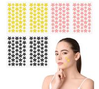 Gjinxi Pimple Patches Stars 240PCs, Star Acne Patches, Superstar Qustere Pimple Patches, Cute Star Zit Covers for Face, Spot Stickers with Tea Tree, Salicylic Acid & Cica Oil| 2 Sizes(11mm, 13mm)
