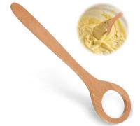 Gjinxi Wooden Danish Dough Whisk Sourdough 12 Inch, Whisk Dough Mixer Bread Whisking Tool for Mixing Sourdough, Egg and Flour Mixer Whisks Traditional Bread Pastries Baking Supplies