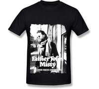 GJJCNUK Love Father John Misty Tour Fashion T Shirt for Men Black XL