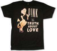 GJJCNUK Pink P!NK Truth Box About Love Black T Shirt New Merch