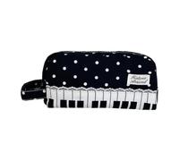 Gjjuxt Pencil Pouch Cute Retro Aesthetic Piano Key Design Organizer Box | Cute Pencil Case for School Classroom College Girl Boys Travel