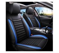 GJKHH Car Seat Cover 5 Seats Universal Style Full Coverage Car Seat Cover For Shuttle URV For Inspire XRV For HRV For Pilot For Insight For Prelude Front Seat Covers(Black Blue Standard)