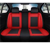 GJKHH Car Seat Cover Leather Universal Car Seat Cover For Dodge For Caliber For Charger For Challenger For Avenger Interior Accesorios Front Seat Covers(1Pcs-Black Red,Rear)