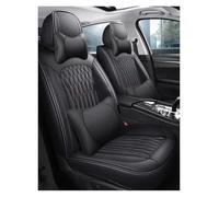 GJKHH Car Seat Cover Pu Leather Universal Car Seat Cover For Shuttle For Crosstour For URV For Inspire For XRV For HRV For Pilot For Insight Front Seat Covers(Black+cushion)