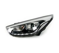 GJKHH Headlight For Hyundai For Ix35 2009 10 11 12 13 14 15 2016 Headlight Front Bumper Headlight Headlamp Assembly Head Light Head Lamp Front Headlight Cover(Left,13-17 9pin)