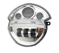 GJKHH Motorcycle Spotlights For Ducati For Monster 696 695 795 796 1100 1100S For M1000 Motorcycle LED Front Headlights(Chrome)