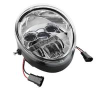 GJKHH Motorcycle Spotlights For V Rod For VRSCF For VRSC For VRSCR 2002-2015 2016 2017 Motorcycle LED Front Headlight(Chrome)