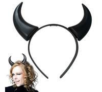GJKLO Halloween Devil Horns Headband, the Devil Horn, the Devil, Vampire Devil Ears Devil Costume Party, Headpiece for Women, Men & Children, Horns, Hair Band, Halloween Costume Men Women