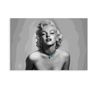 GJKLU Marilyn Monroe Poster Canvas Poster Bedroom Decor Sports Landscape Office Room Decor Gift Unframe-style 20x30inch(50x75cm)