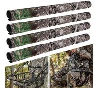 GJL Tree Stand Rail Pads Replacement Shooting Rail Pads Waterproof Camo Treestand Shooting Rail Padding Tree Stand Rail Covers for Tripod Deer Stand Treestand Ladder, Quiet & Easy to Disguise (4 PCS)