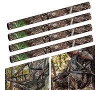 GJL Tree Stand Rail Pads Replacement Shooting Rail Pads Waterproof Camo Treestand Shooting Rail Padding Tree Stand Rail Covers for Tripod Deer Stand Treestand Ladder, Quiet & Easy to Disguise (4 PCS)