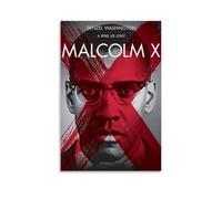 GJLXVN Malcolm X Waterproof And Stain Resistant Wall Paintings High-definition Spray Painted Decorative Paintings Study And Coffee Shop Decorations Fade ResistantUnframe-style08x12inch(20x30cm)