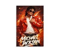 GJLXVN Michael Jackson Waterproof And Stain Resistant Wall Paintings High-definition Spray Painted Decorative Paintings Study And Coffee Shop Decorations Fade ResistantUnframe-style08x12inch(20x30cm)