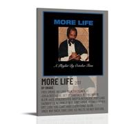 GJLXVN More Life-drake Waterproof And Stain Resistant Wall Paintings High-definition Spray Painted Decorative Paintings Study And Coffee Shop Decorations Fade ResistantFrame-style24x36inch(60x90cm)