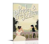 GJLXVN Pride & Prejudice Waterproof And Stain Resistant Wall Paintings High-definition Spray Painted Decorative Paintings Study And Coffee Shop Decorations Fade ResistantFrame-style16x24inch(40x60cm)