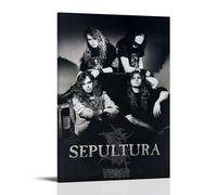 GJLXVN Sepultura Waterproof And Stain Resistant Wall Paintings High-definition Spray Painted Decorative Paintings Study And Coffee Shop Decorations Fade ResistantFrame-style24x36inch(60x90cm)