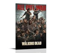 GJLXVN The Walking Dead Waterproof And Stain Resistant Wall Paintings High-definition Spray Painted Decorative Paintings Study And Coffee Shop Decorations Fade ResistantFrame-style16x24inch(40x60cm)