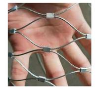 GJMSSMY Durable Stainless Steel Wire Mesh Impact-Resistant Animal Barrier Netting Flexible Fence Net for Pet Safety and Outdoor Protection