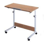 GJMSSMY Extendable Rolling Mobility Table Over Bed,Bedside Desk C-shaped Base Laptop Desk Home Office Sofa Side End Tables Days Overbed Table, Height Adjustable Table Side Table for Bed So