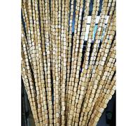 GJMSSMY Retro Bamboo Door Curtain with Beads Decorative Hanging Wood Curtain for Doors or Windows Indoor/Outdoor Use Customizable (70 Strands 70x200cm)