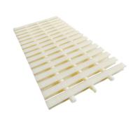 GJMSSMY White Pool Drain Overflow Grating - 18x100CM, 2 Pieces Shower & Sewer Grating for Above Ground Pools, Walkways, and Balconies - Durable, Easy Installation