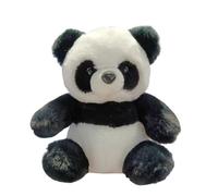 GjnjfdF Black and White Panda Plush Toy 25 cm Soft Companion for Quiet Moments Gift Idea for Girls and Boys
