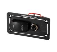 GjnjfdF Boat Bilge Pump Control Board, Automatic Stop Button for Bilge Pump, 12/24V Stop Disconnector for Ships with Marine Safety Device