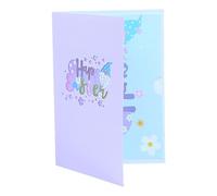 GjnjfdF Bunny Easter Cards,Bunny Easter Cards | Easter Cards Pop Up Greeting Card Rabbit,Happy Easter Greeting Cards Color Printed Note Cards for Easter