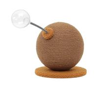 GjnjfdF Cat Scratching Ball | Anti-Boredom Toy for Kittens - Combined Play Ball with Climbing Structure for Entertainment, Outdoor, Travel, Boredom, Training, Apartment, Bedroom