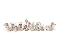 GjnjfdF Christmas Nativity Scene Statue | Festive Table Decoration - Nativity Figures with Holy Family Jesus and Nativity Scene for Church School Porch Dining Table Fireplace Adults