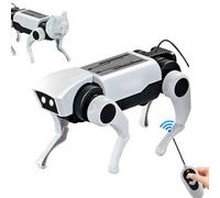 GjnjfdF Dog Robot, Intelligent Remote Control Interactive Robotic Pet with Touch Sensor, RC Robot Canine Toy for Boys and Girls 3 Years and Up Indoor Play - Fun