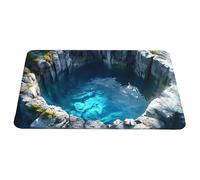 GjnjfdF Optical Illusion Mat - Surprise Effect Non-Slip Mat - 3D Optical Illusion Carpet - for Kitchen, Bathroom, Entrance, Porch, Indoor and Indoor