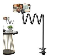 GjnjfdF Phone Holder for Bed | Adjustable Long Arm Stand - Phone Mounting Clamp for Video Recording Office Sofa Car Bed Head Chair Lying Down Seat Seat Bike Chair