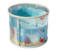 GjnjfdF Portable for Shower - Hot Spa - Large Foldable for Adults - Ideal for Travel, Outdoor, Hot and Cold Shower