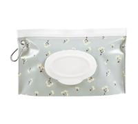 GjnjfdF Reusable Wipe Case, Wet Wipes Bag | Reusable Waterproof Quick Access Refillable Container for Travel Bathroom, grey, Se référer au descriptif, Refer to description