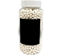 Gjo Airsoft BB Pellets, 6mm Polished Plastic BBs, 0.20g Standard Grade for Airsoft Guns & Rifles, Smooth Finish for Accuracy, Easy Loading, High Performance, (White, 5000 BB BULLET IN JAR)